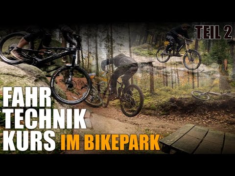 So kommst du sicher durch den Bikepark! MTB Fahrtechnikkurs - BIG Stones, Gaps, Kicker & Drops (2)