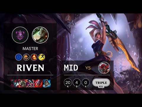 Riven Mid vs Katarina - EUW Master Patch 10.25b