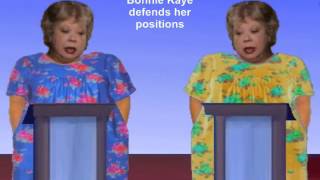 Bonnie Kaye debates herself