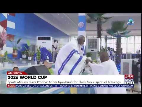 2026 World Cup: Sports Minister visits Prophet Adom Kyei Duah for Black Stars spiritual blessings