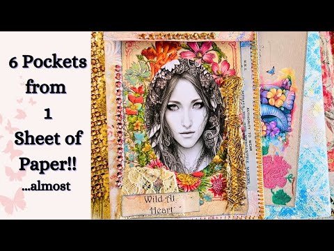 Cute and Simple Pockets - 6 in 1 Sheet = Day 96 Perfect for Beginners