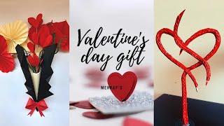 2 Valentine's day gift ideas/Handmade gift for valantaine's day/DIY Valentine's Day Crafts/Mehraf's