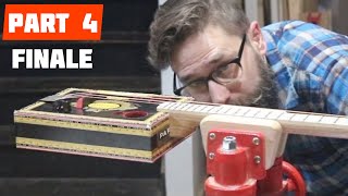 Cigar Box Guitar Build // shaping the neck and finishing up