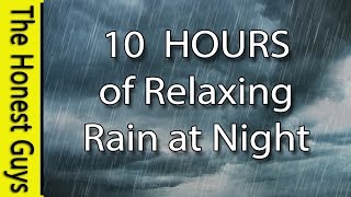 Rain Sounds 10 hours of Relaxing Sleep. Insomnia, Relaxation, Night Time