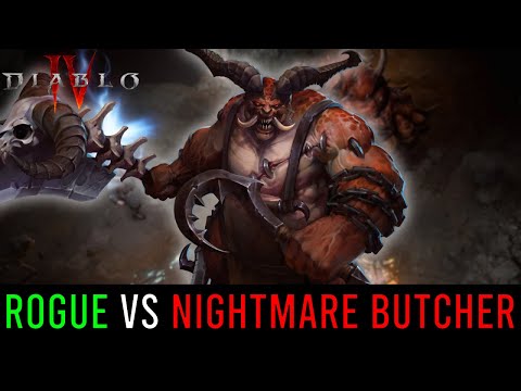 Diablo 4 - Rogue (73) vs Nightmare Butcher (78) Tier IV