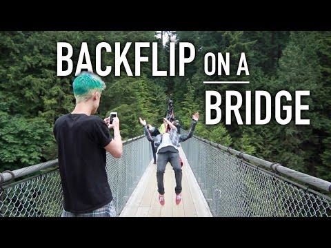 Backflip On A Bridge