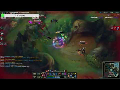 hashinshin - Darius QUADRAKILL - Patch 6.9 Ranked