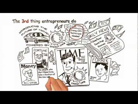 Kauffman Sketchbook "The Three Things Entrepreneurs Do for Our Economy" - 321 Fast Draw