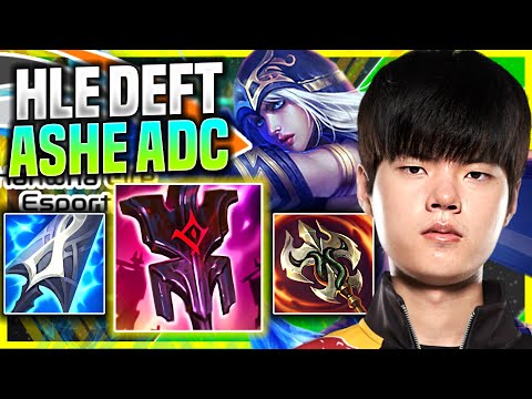 DEFT DOMINATING ASHE WITH NEW ITEMS! - HLE Deft Plays Ashe ADC vs Samira! | Preseason 11