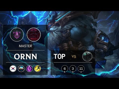 Ornn Top vs Mordekaiser - KR Master Patch 9.14