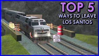 GTA San Andreas - TOP 5 Best Ways To Leave Los Santos at the Beginning of the Game