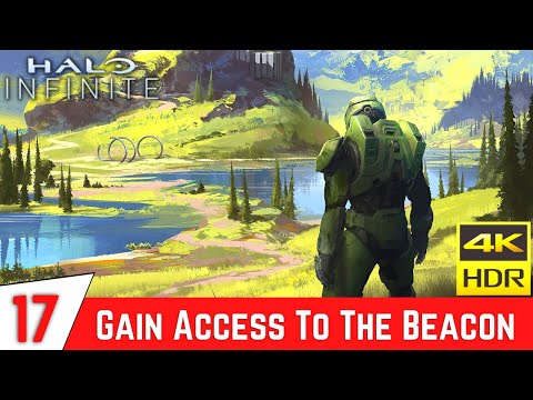 HALO INFINITE Gameplay Walkthrough Part 17 - Gain Access To The Beacon | [4K 60FPS Xbox Series X