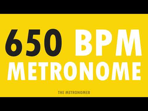 650 BPM Metronome | 15 Minute Metronome Practice