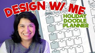 HOW TO MAKE A DIGITAL HOLIDAY PLANNER IN PROCREATE | Design w/ me