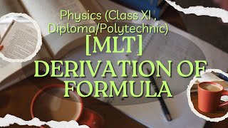 DERIVATION OF FORMULA सीखो BY DIMENSIONAL METHOD| PHYSICS CLASS 11, DIPLOMA/POLYTECHNIC easy TRICK||