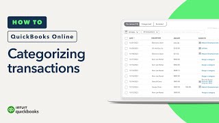 How to categorize transactions in QuickBooks Online