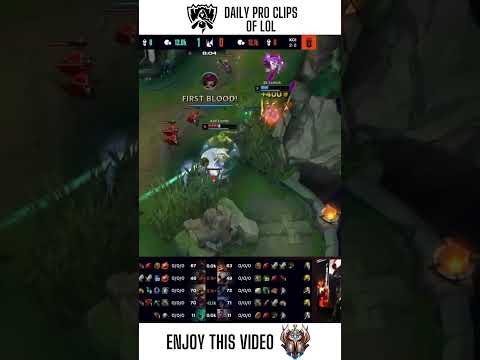 How SK Exakick Dominated on KOI Botlane and taked first blood ! #shorts