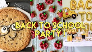 Back To School Party Ideas!! DIY Inspiration for Back To School Party/ How To Classroom Party!