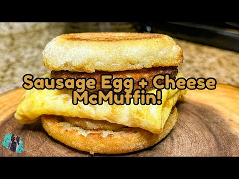 SAUSAGE EGG & CHEESE MCMUFFIN | BETTER AT HOME | QUICK & EASY  #shorts