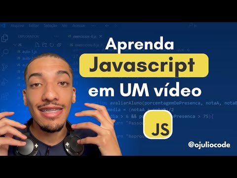 Aprenda JAVASCRIPT em UM vídeo! (curso com exercícios)