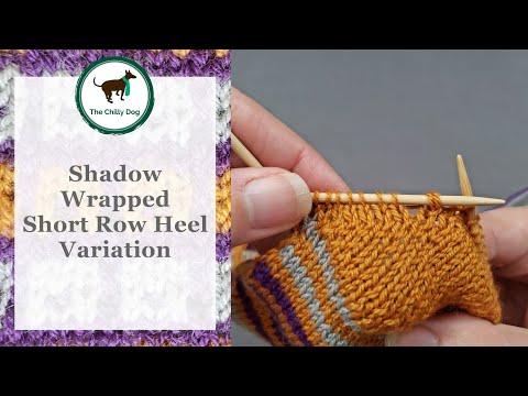 Shadow Wrapped Short Row Heel Variation