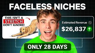 These 3 Faceless YT Niches Made Me $15,760 In 28 Days (WITH PROOF)