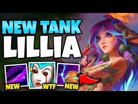 *NEW LILLIA* TANK LILLIA TOP IS A LEGIT LANE BULLY! RIOT MESSED UP - League of Legends