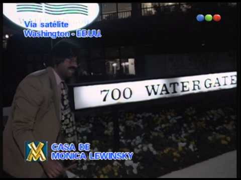 Figuretti en Washington, esperando a Mónica Lewinsky - Videomatch 98