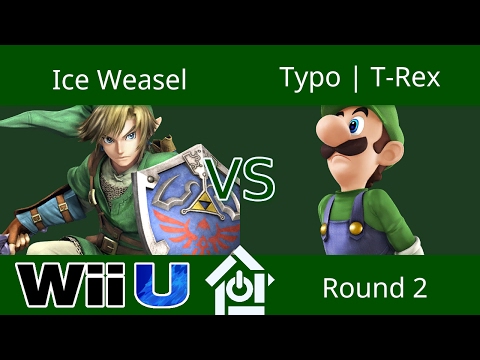 THGW 1/17/2017 - Ice Weasel (Link) vs Typo | T-Rex (Luigi) - Smash 4 Round 2