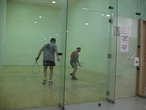 Only Court in Iraq - Racquetball - Angel vs Mike 11