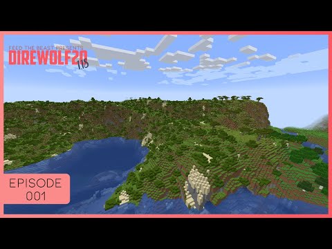 Let's Play Direwolf20 1.18 - EP1 -A Whole New Adventure