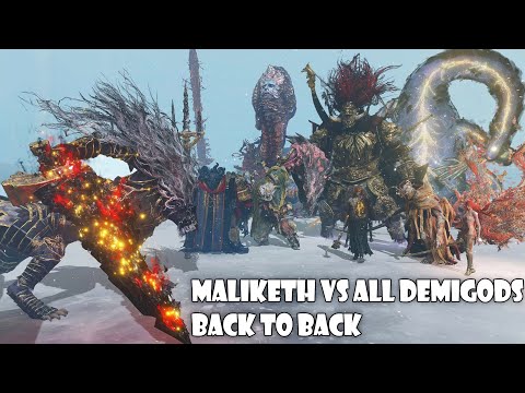 Can Maliketh Defeat ALL Demigods and Gods Back to Back? - Elden Ring