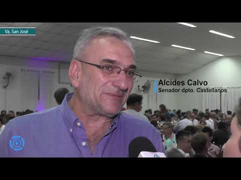 Fiesta de la Liga Rafaelina de Fútbol en Villa San José, nota con Alcides Calvo