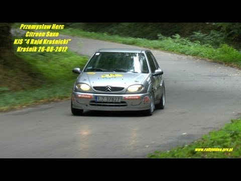 Przemysław Herc - Citroen Saxo - KJS "4 Rajd Kraśnicki" Kraśnik 26-08-2012