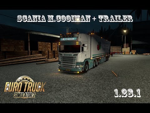 [ETS2 1.28.1] Scania M.Cooiman + Trailer