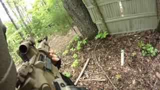 preview picture of video 'KWA MAGPUL M4 HELMET CAM PILOT EXTRACTION AIRSOFT BATTLE S71'