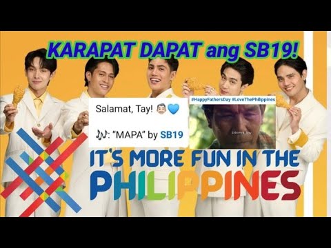 SB19, BINIDA ng PILIPINAS sa kanilang TURISMO  w/ MaPa Song!