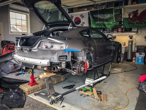 2013 Aston Martin V8 Vantage Muffler Exhaust Install