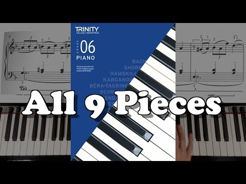 TRINITY Grade 6 Piano (2018-2020): All 9 Pieces