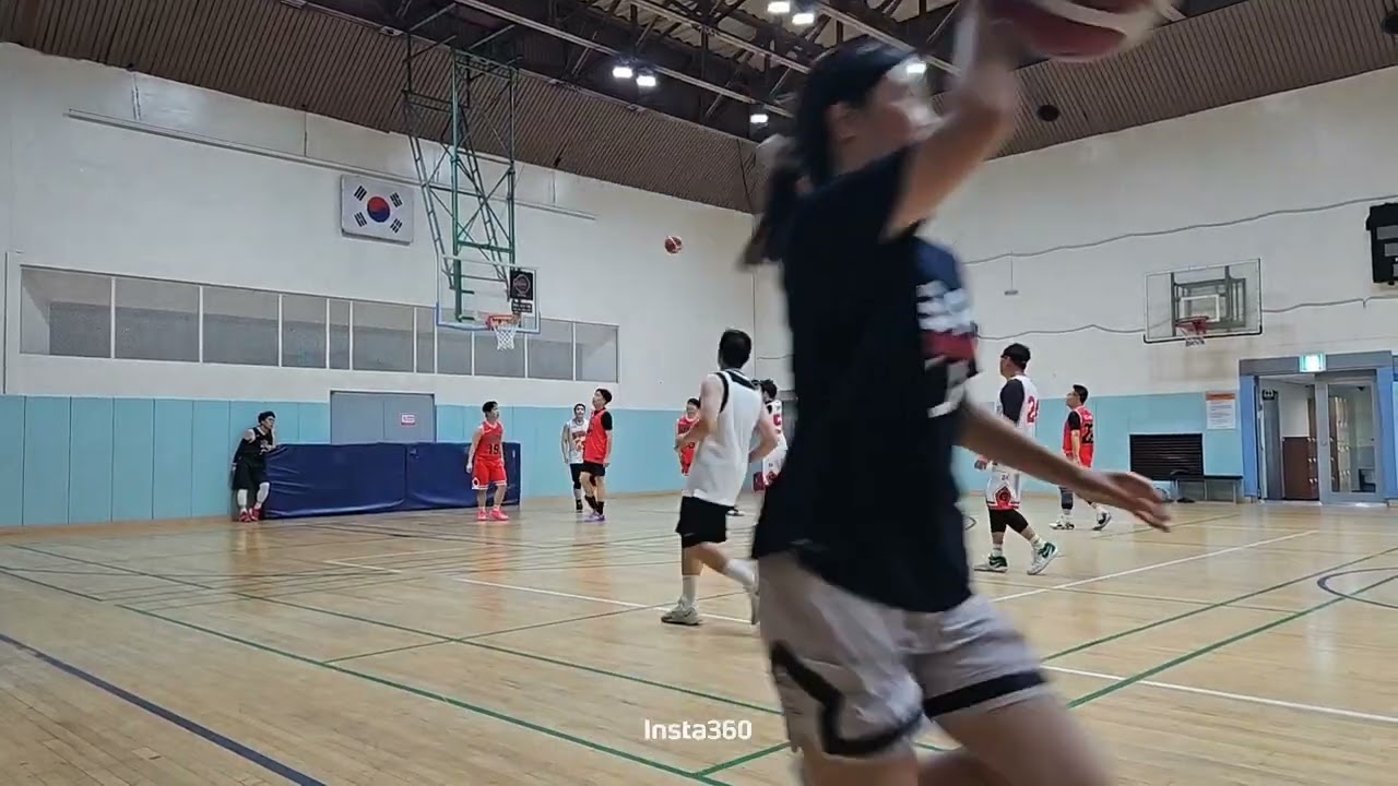 20260811 목우 화요일 농구 AI 하이라이트(????3점파티????형태형님 완승✌️) #insta360flow2pro