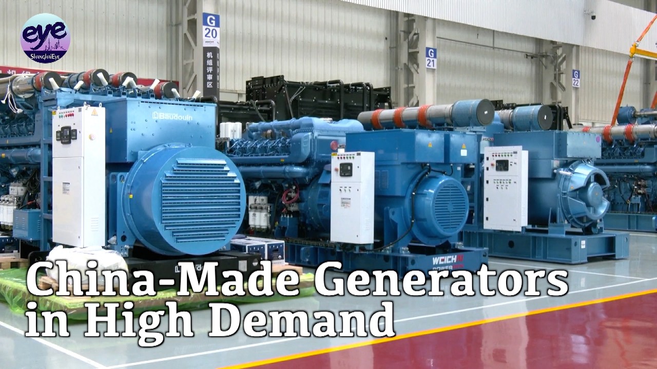 China-made generator set exports surge on global AI infrastructure boom