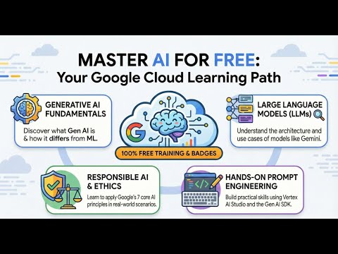 5 Free Google Cloud AI Courses for Beginners - Generative AI Learning Path + Certificates