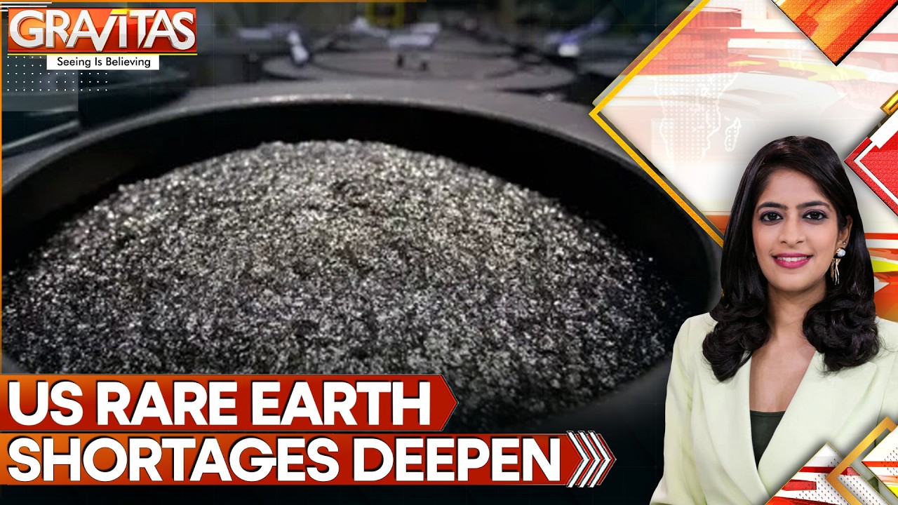 China's Rare Earth Exports to US Still Low | China Curbs Squeeze US Tech Supply | Gravitas