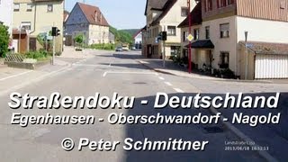 preview picture of video 'Landstraße 353 - 72227 Egenhausen Haiterbach Oberschwandorf Iselshausen Schlagloch Straßenzustand'
