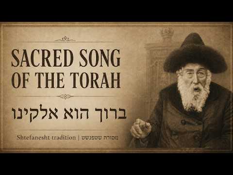 A Sacred Song of the Torah | Baruch Hu Elokeinu | Historic Jewish Melody