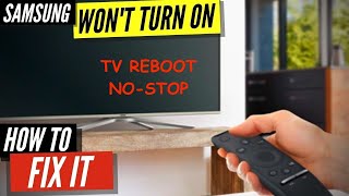 Solution Fix for continually restarting Samsung TV in a boot loop