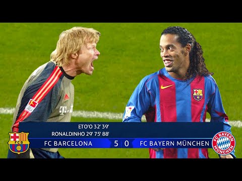 Oliver Kahn will never forget this humiliating performance by Ronaldinho