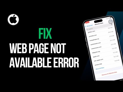How To Fix Web Page Not Available Error in iPhone