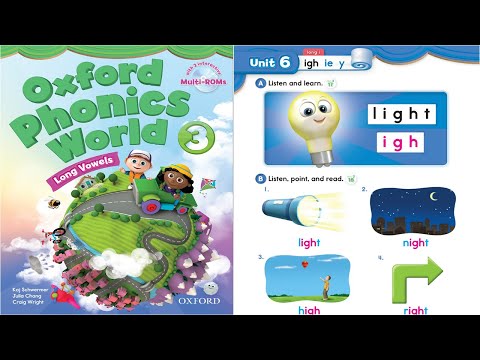 phonics world 3 unit 6|Long 'I'( igh- ie -y)