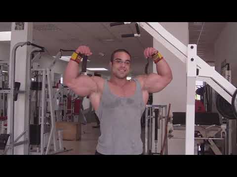 BODYBUILDING Séance dorsaux salle bodytop Octobre 2008